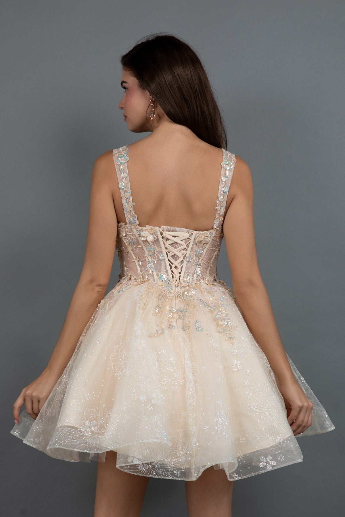 sachin and babi light blue dress Cinderella Divine CF055 Dress – DiscountDressShop main image 0