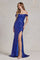 Prom Dresses Sequin Formal Long Fitted  Prom Dress Royal Blue