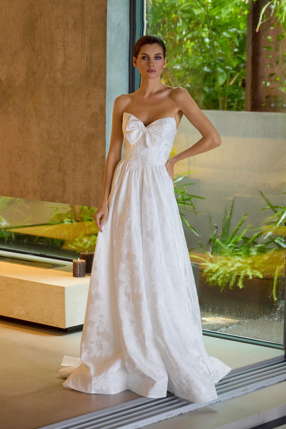 Wedding Dresses A Line Long Wedding Dress Juliet JT2700AW Off White