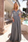 Plus Size Dresses Long Mother of the Bride Plus Size Dress Smoky Blue