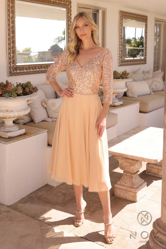 Nox Anabel MF104 Short Mother of the Bride Plus Size Dress