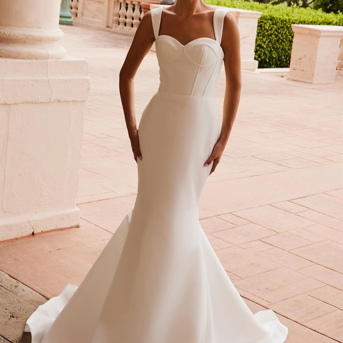 mexican embroidered wedding dresses Vintage Floral Mermaid 80s dress with Embroidery, Sweetheart Back, and Lace-up Bust point from high end of shoulders Embroidered Mexican Mexican Wedding Dresses
