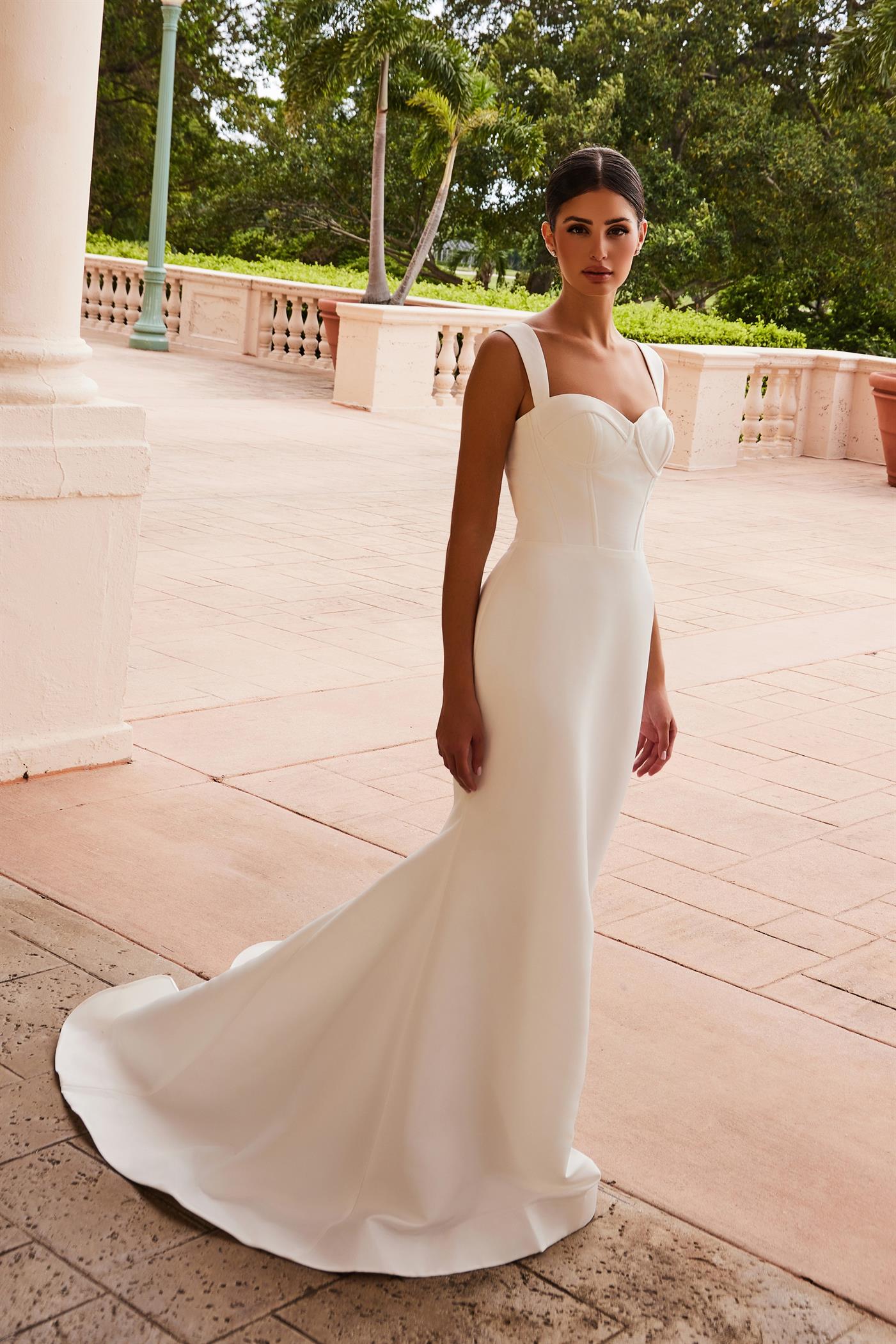 Nox Anabel JW1034 Long Fitted Wedding Dress