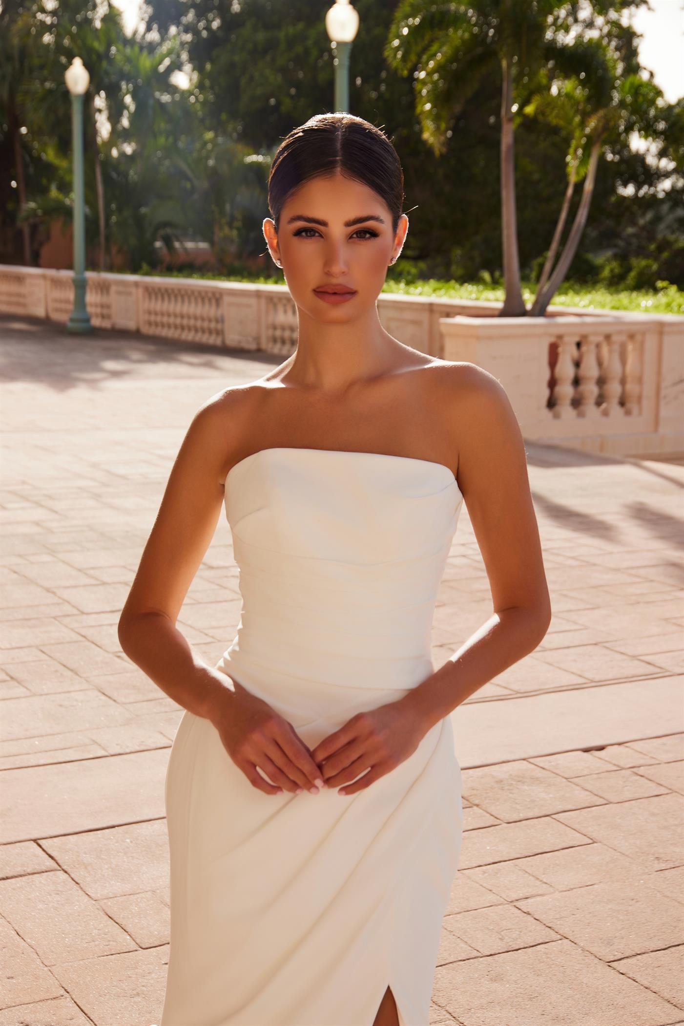 Nox Anabel JW1031 Prom Dress - White | NewYorkDress