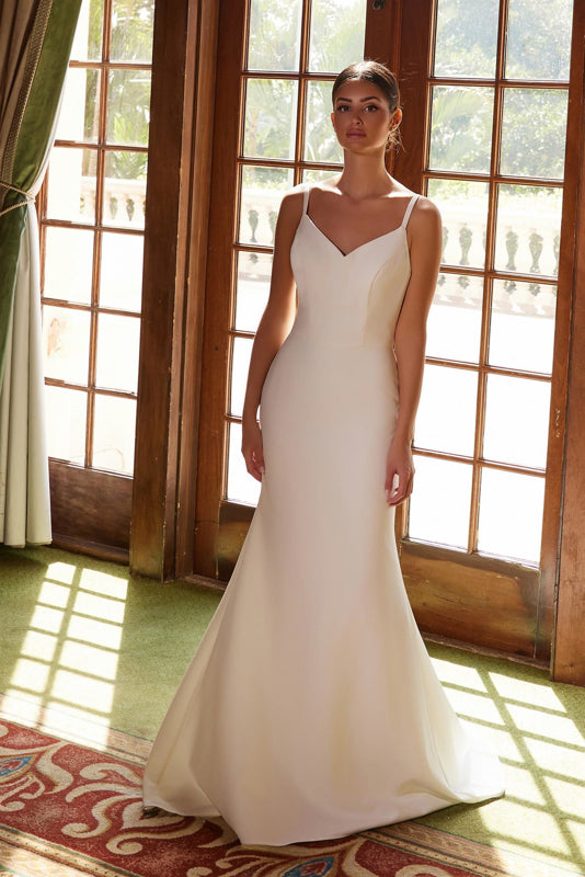 Nox Anabel JW1030 Long Sequin Two Piece Wedding Dress