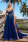 Prom Dresses Long Formal A Line Prom Dress Navy Blue