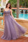 Prom Dresses Long A Line Formal Prom Dress English Violet