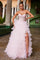 Prom Dresses Long A Line Layered Formal Prom Dress Pink