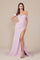 Prom Dresses Sequin Long Formal Slit Prom Dress Dusty Lilac