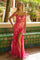Prom Dresses Prom Long Sequin Lace Formal Dress Hot Pink