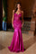 Prom Dresses Long Prom Sequin Mermaid Formal Dress Fuchsia