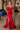 Prom Dresses Long Evening Gown Fitted Slit Prom Dress Red