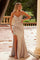 Prom Dresses Long Sequin Glitter Formal Prom Dress Silver