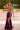 Prom Dresses Fitted Prom Long Glitter Formal Dress Plum/Gold