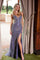Prom Dresses Long Beaded Gown Prom Formal Dress  Dusty Blue
