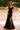 Prom Dresses Long Formal Sequin Applique Detail Slit Prom Dress Black