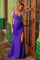 Prom Dresses Long Formal Sequin Applique Detail Slit Prom Dress Regency