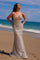 Prom Dresses Long Applique Detail Formal Prom Dress Silver/Nude