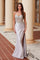 Prom Dresses Prom Long Beaded Top Slit Formal Dress  Silver