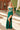 Prom Dresses Prom Long High Slit Evening Gown Formal Dress Emerald