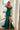 Prom Dresses Long Prom Evening Gown High Slit Formal Dress  Emerald