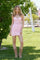 Cocktail Dresses Short Cocktail Fitted Corset Dress Baby Pink