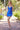 Cocktail Dresses Pleated Corset Short Fitted Slit Cocktail Dress Royal Blue