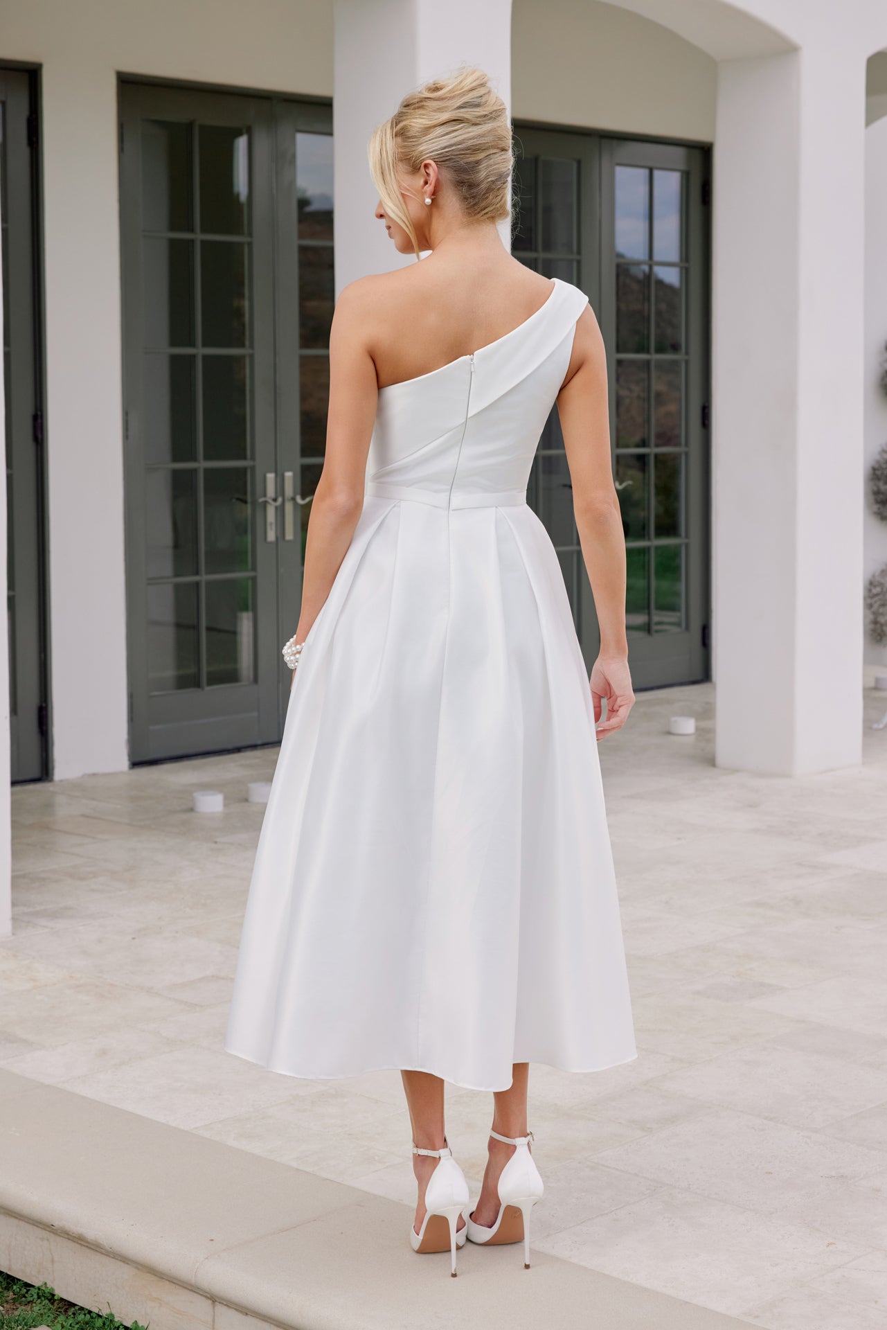 Wedding Dresses Tea Length Bridal Wedding Dress Nox Anabel JE931W White