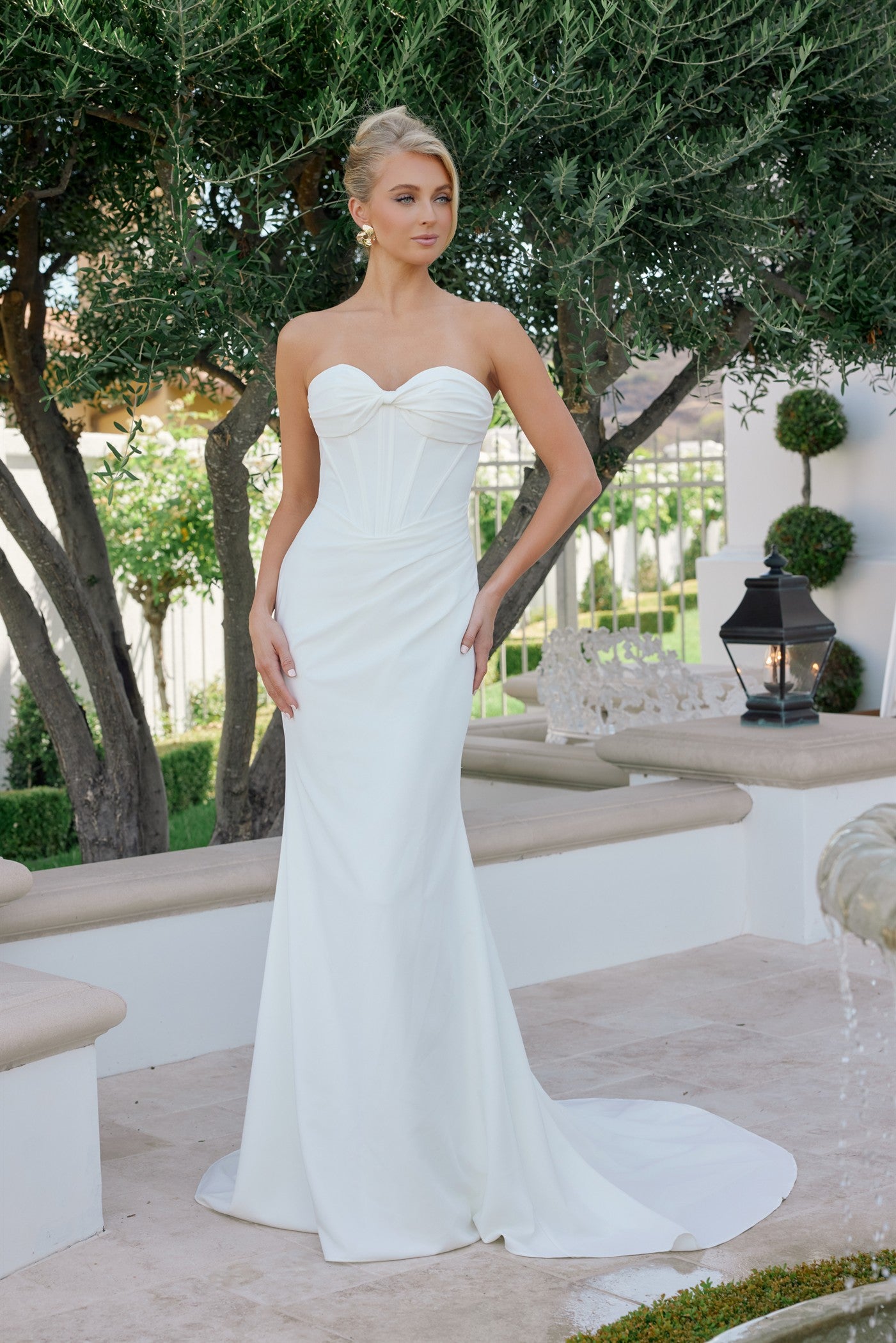 Wedding Dresses Long Bridal Corset Wedding Dress Nox Anabel JE1081 White