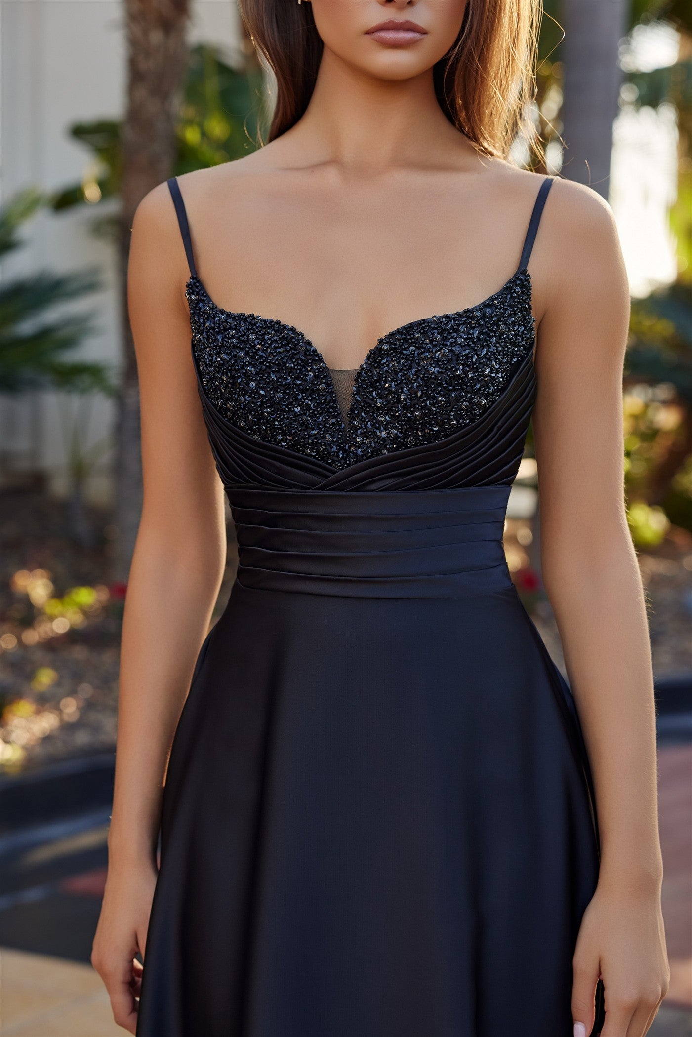Nox Anabel Y1808 Long Formal Beaded Prom Evening Dress