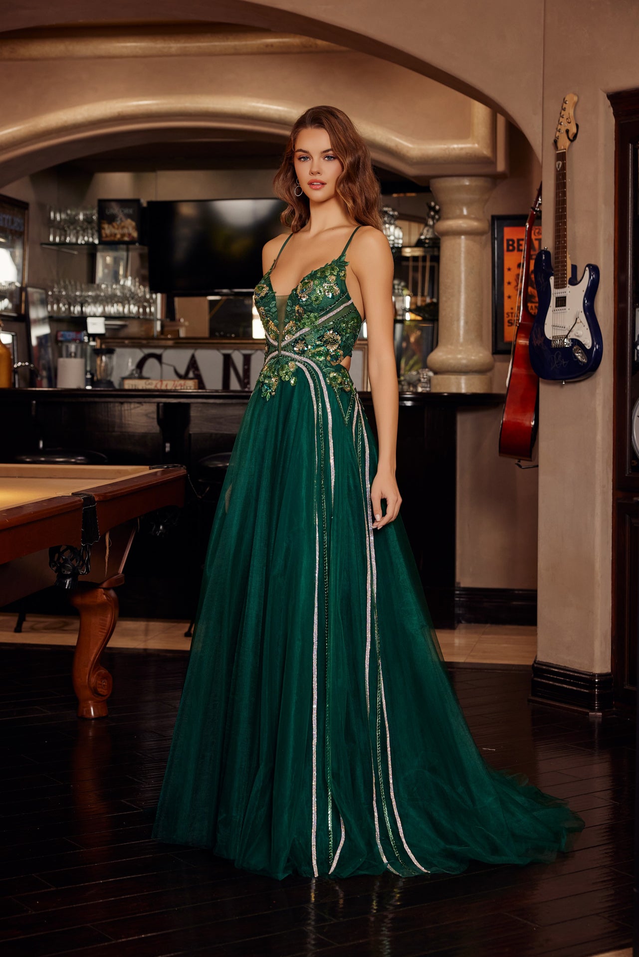 Prom Dresses Long Formal Sequin Evening Prom Dress Emerald