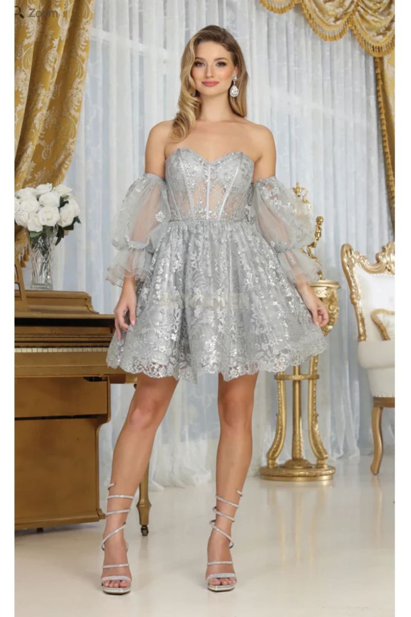 Sweetheart Mini/Short Tulle Cocktail A-Line May Queen 2041