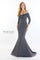 Formal Dresses Long Mermaid Fit Formal Pleated Evening Dress  Charcoal