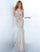Prom Dresses Long Sequin Beaded Formal Prom Dress SILVER