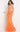 Prom Dresses Fitted Long Formal Feather Mermaid Prom Dress Orange