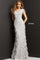 Prom Dresses Long Beaded Sequin Lace Formal Prom Dress SILVER