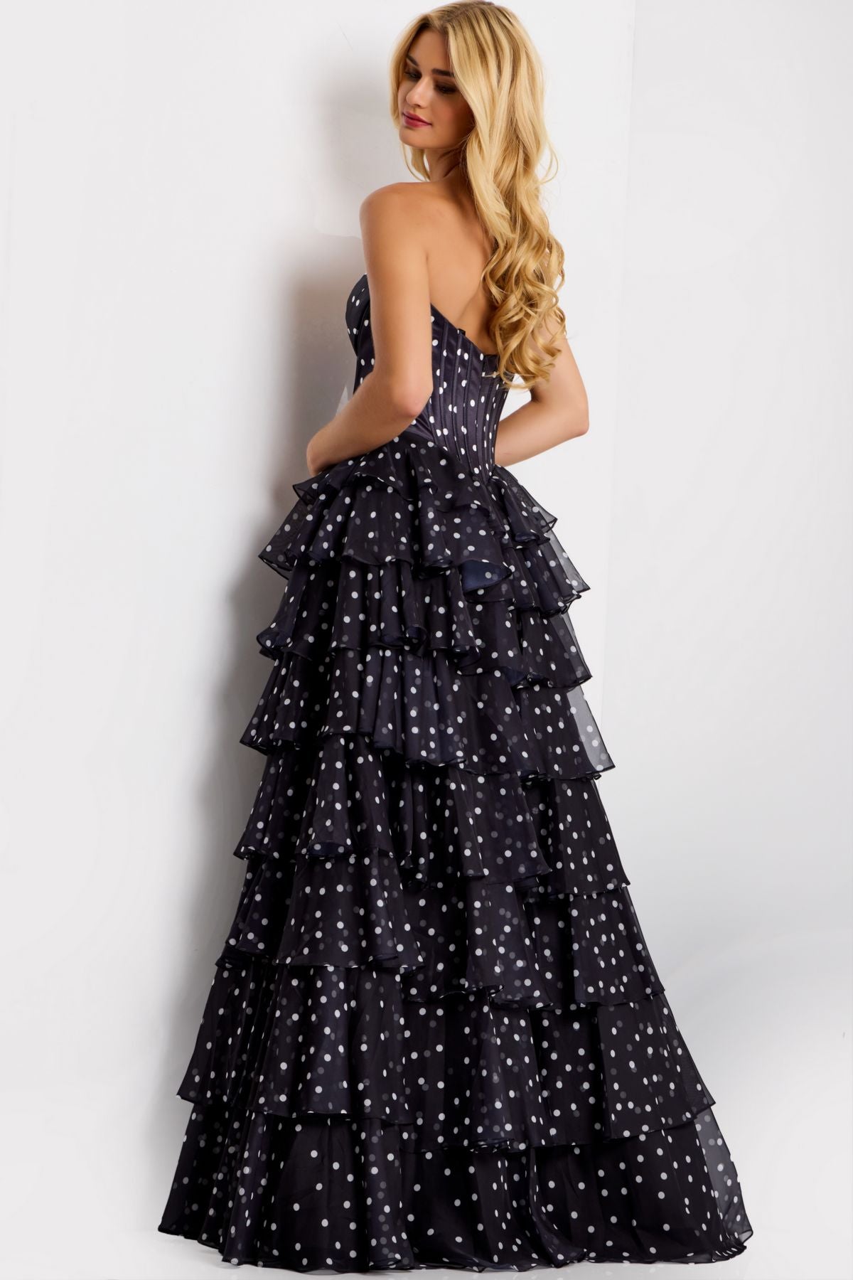 Prom Dresses Long Formal Ruffle A Line Prom Dress Black