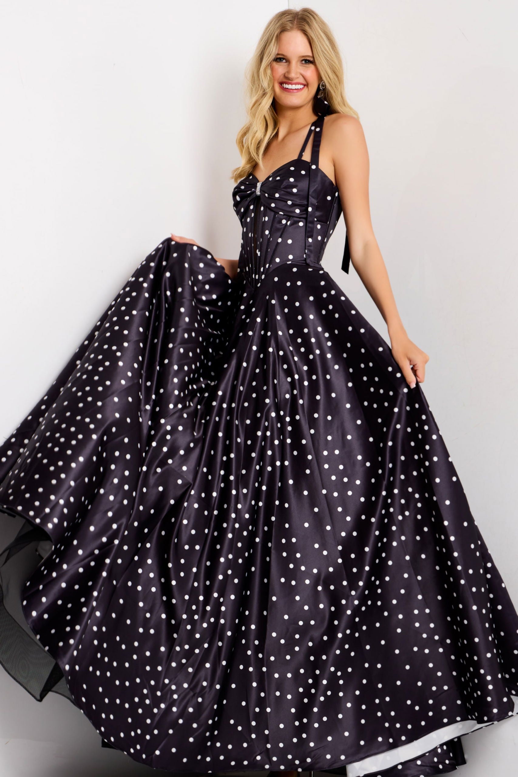 Prom Dresses Long Formal A Line  Corset Prom Dress Black
