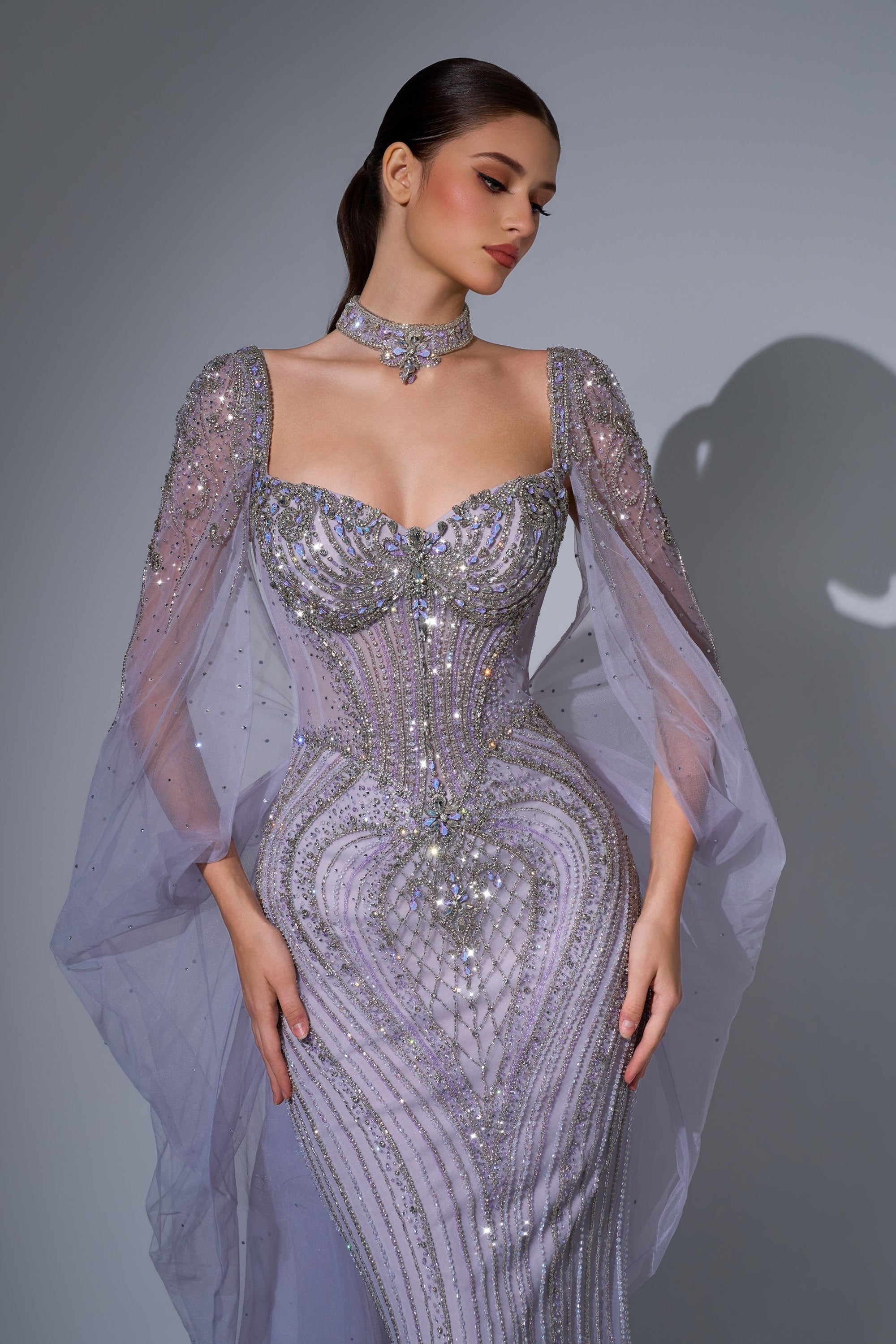 Sweetheart Floor-Length Sequin Formal Mermaid Luscious Delia LD12076 Pre Order