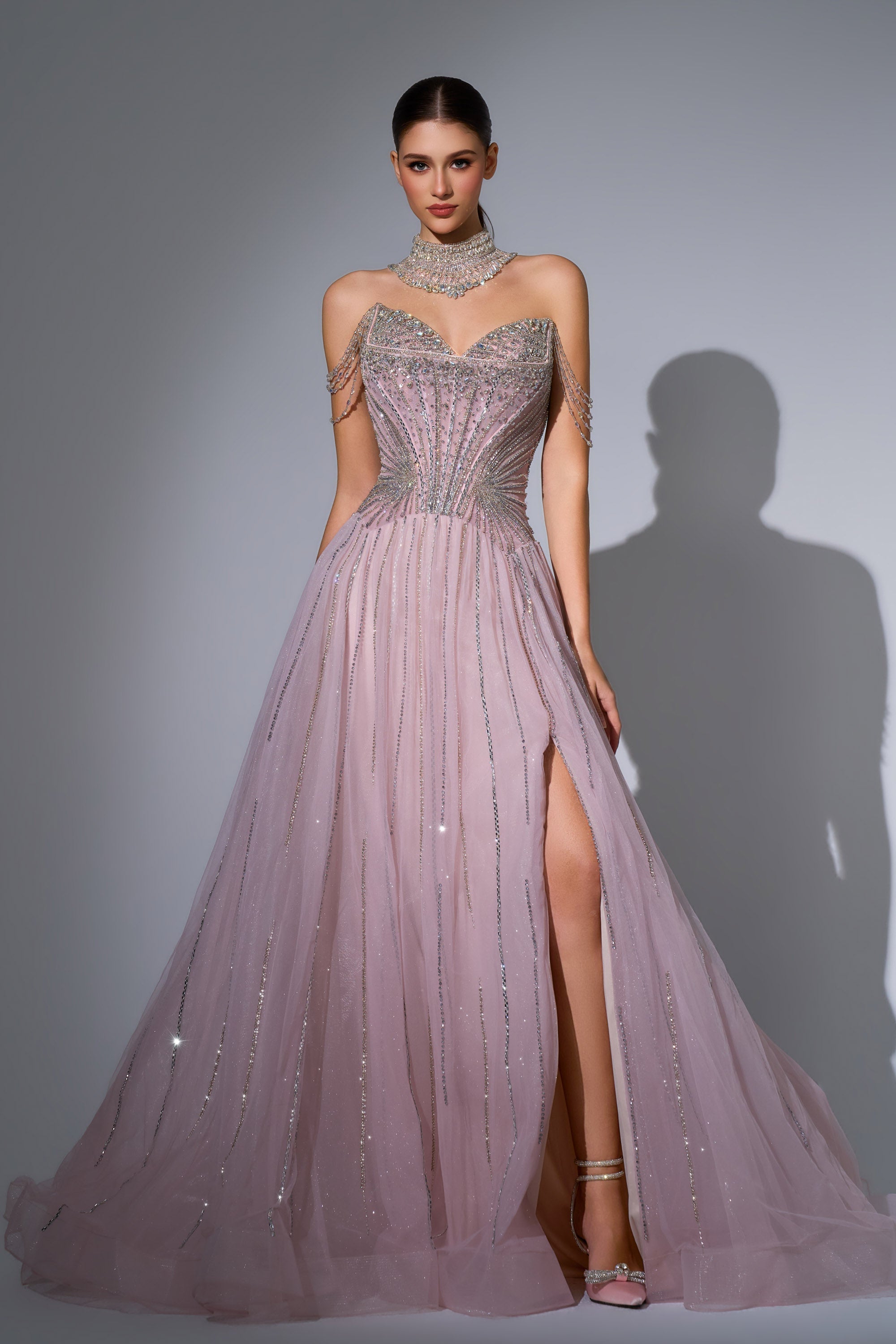 Sweetheart Floor-Length Tulle Prom Ball Gown Luscious Delia LD11671 Pre Order