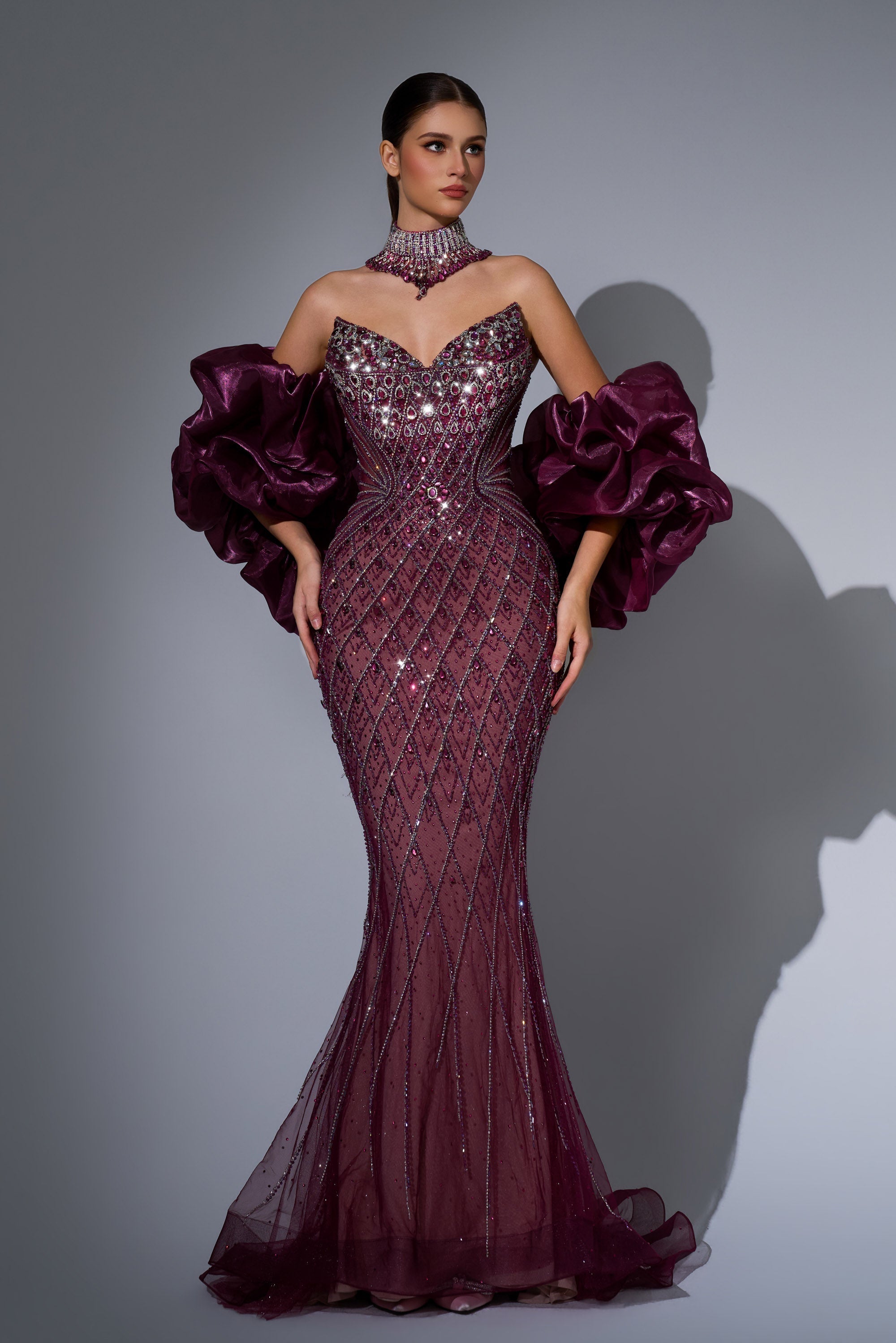 Sweetheart Floor-Length Satin Prom Mermaid Luscious Delia LD11689 Pre Order