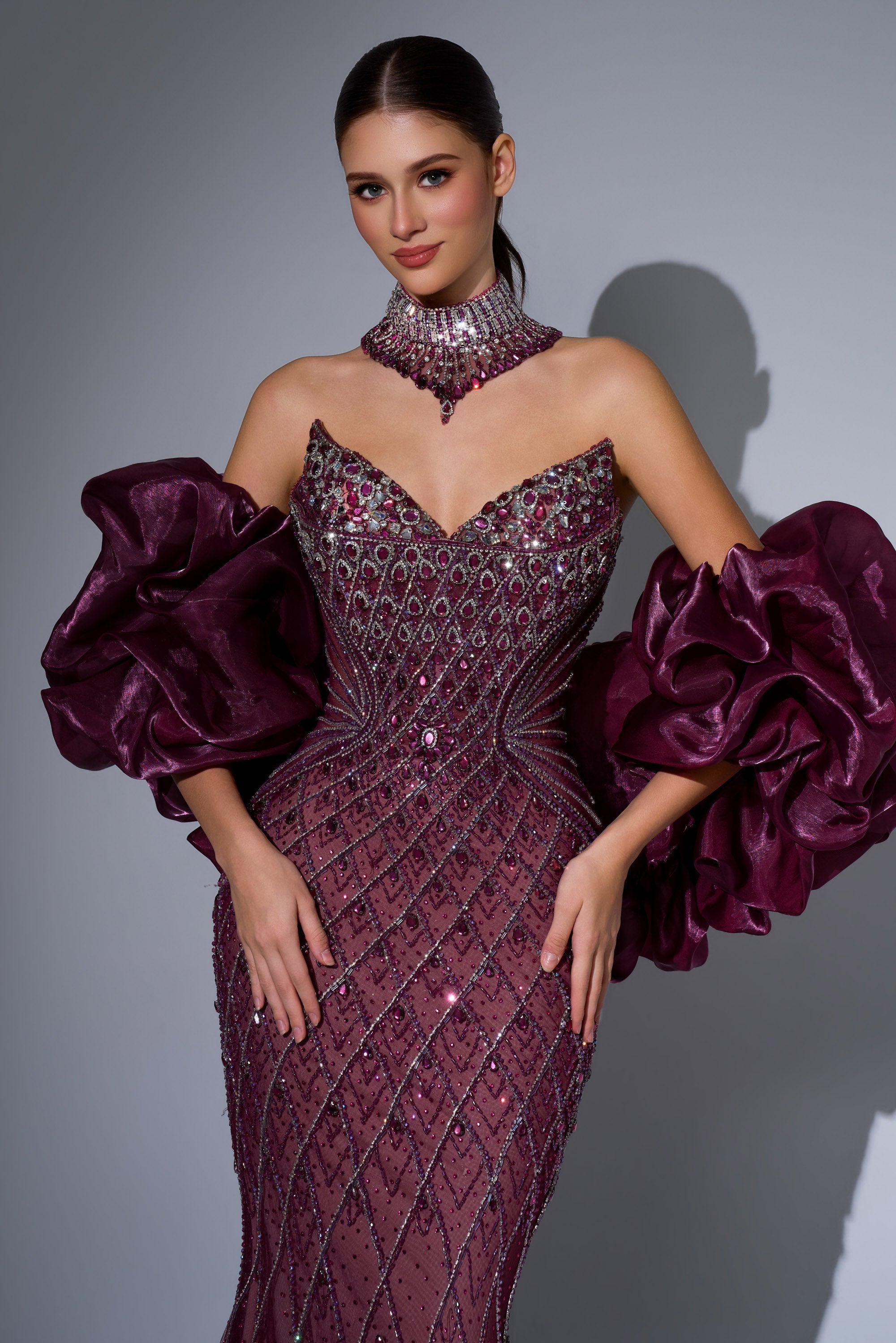 Sweetheart Floor-Length Satin Prom Mermaid Luscious Delia LD11689 Pre Order