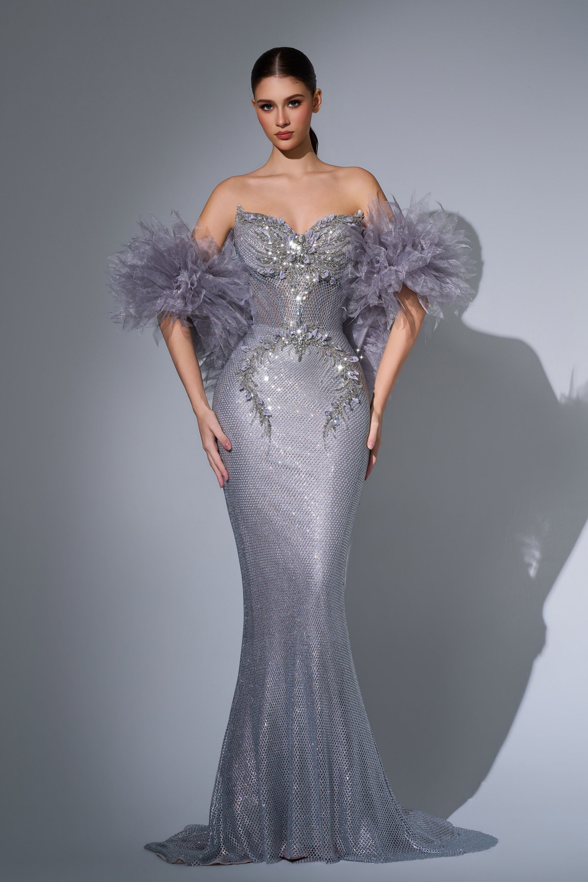 Sweetheart Floor-Length Sequin Prom Mermaid Luscious Delia LD12101 Pre Order