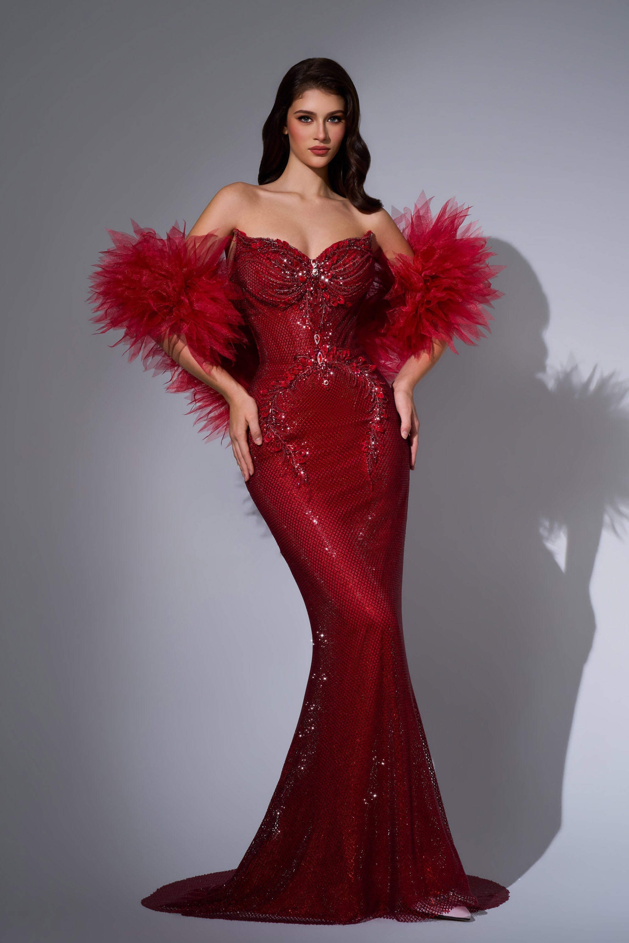 Sweetheart Floor-Length Sequin Prom Mermaid Luscious Delia LD12101 Pre Order