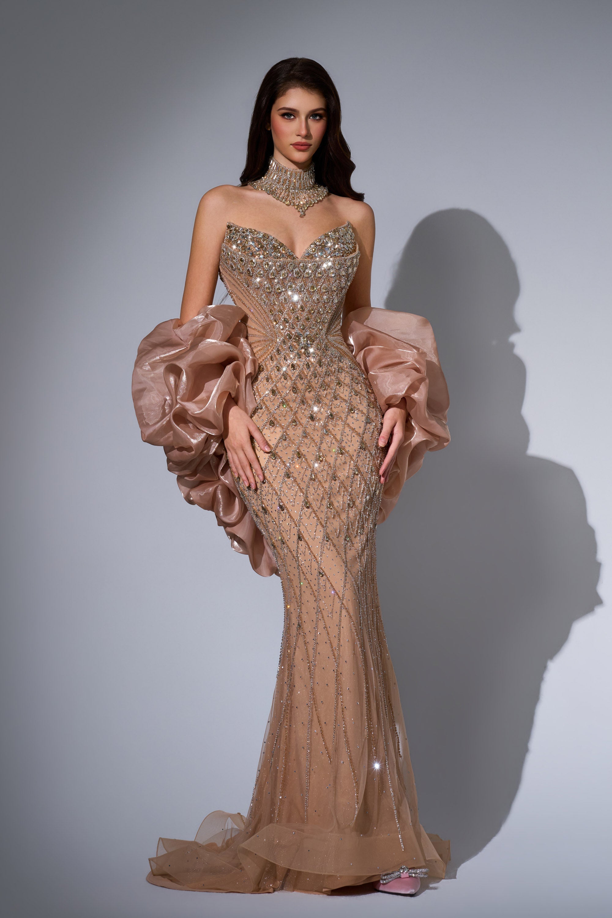 Sweetheart Floor-Length Satin Prom Mermaid Luscious Delia LD11689 Pre Order