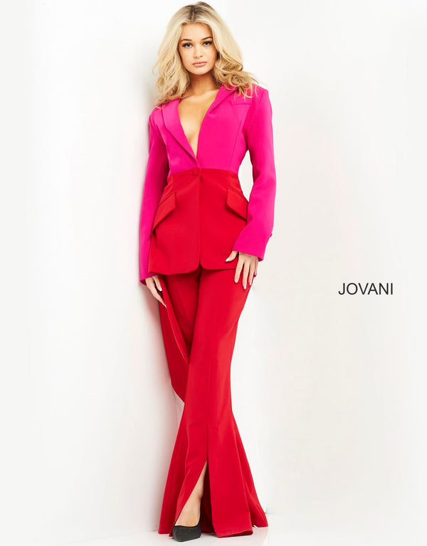 Jovani 04148 Long Two Piece Formal Pantsuit