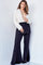 Pant Suit Long Two Piece Formal Pant Suit Ivory/Black