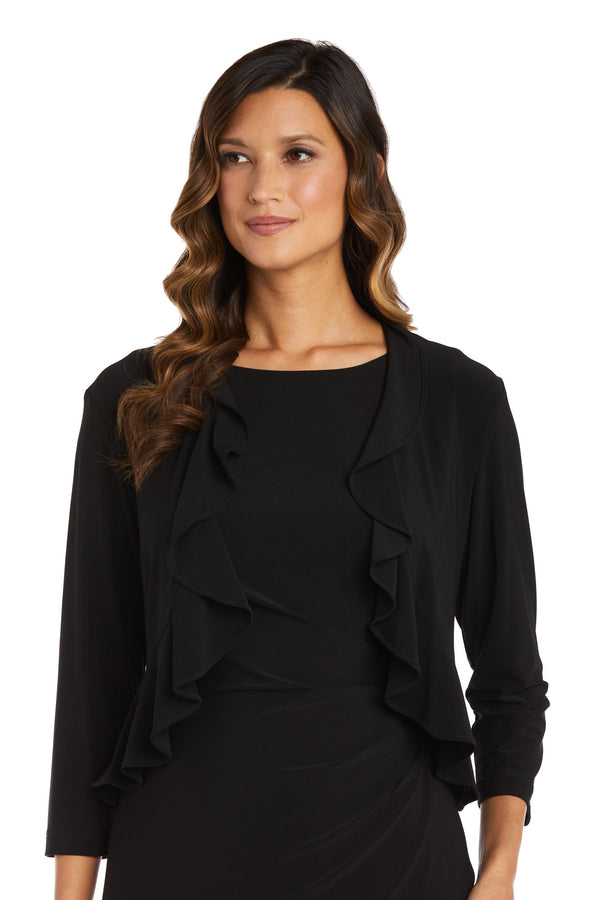 Formal 3/4 Sleeve Jacket Ruffle R&M Richards 42780