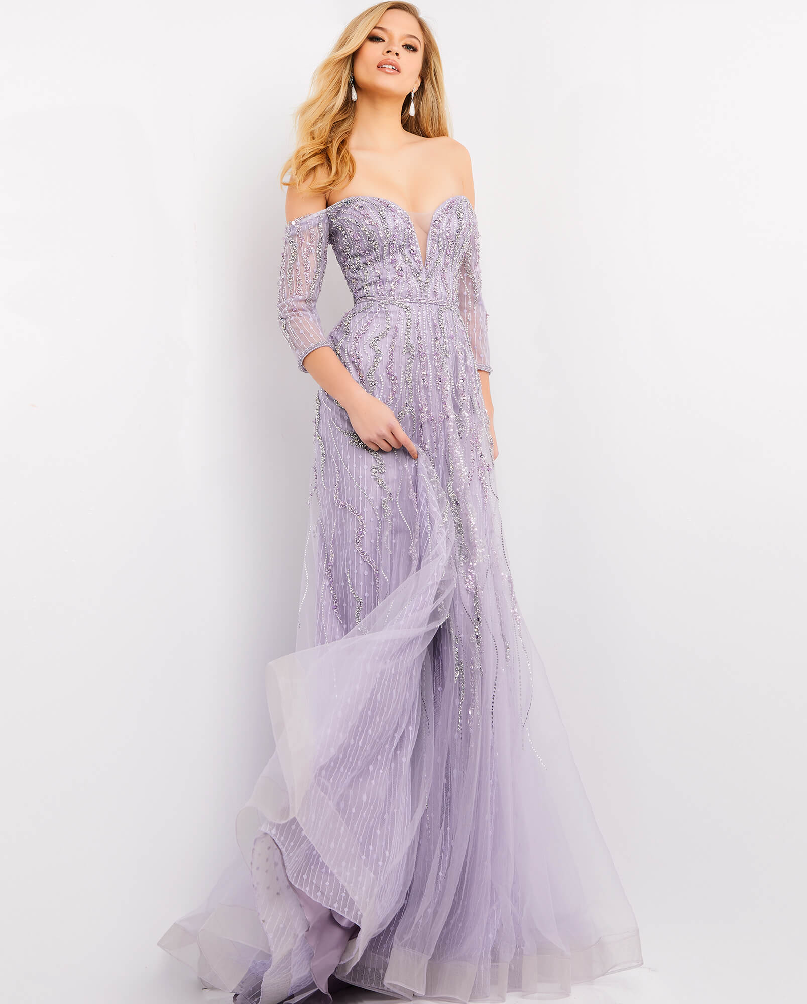 Jovani 04632 Long Formal Prom Beaded Dress