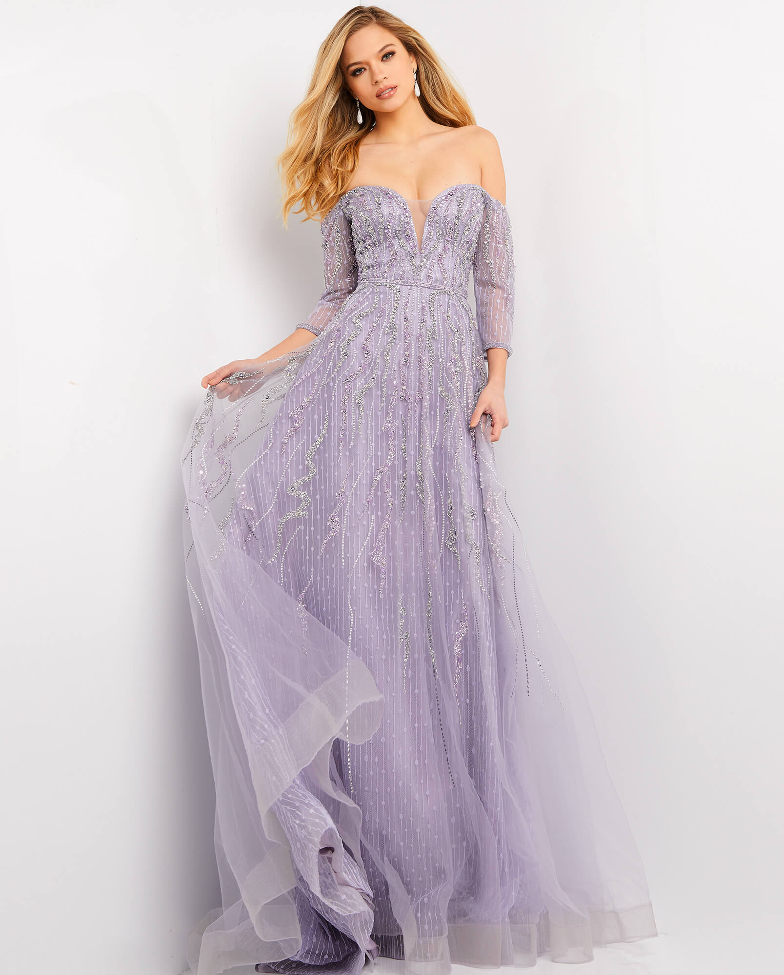 Jovani 04632 Long Formal Prom Beaded Dress